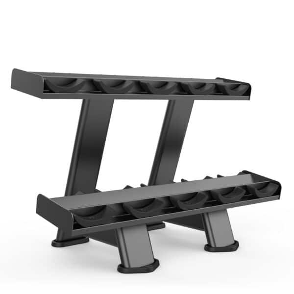 5 Pair 2-Tier Dumbbell Rack