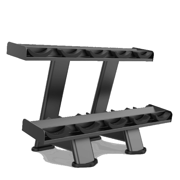 5 Pair 2-Tier Dumbbell Rack