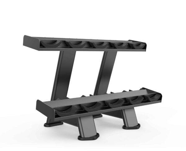 5 Pair 2-Tier Dumbbell Rack