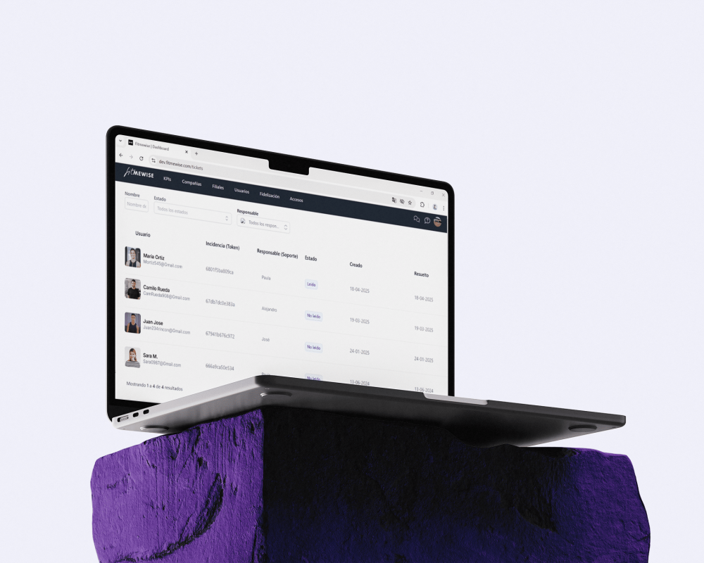 Laptop fidelización
